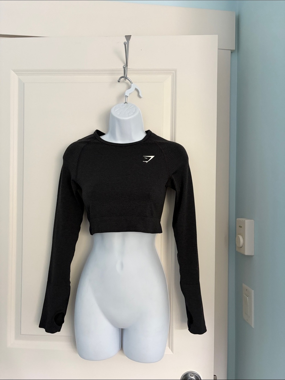 Gymshark Black Sports Bra with Supportive Straps
